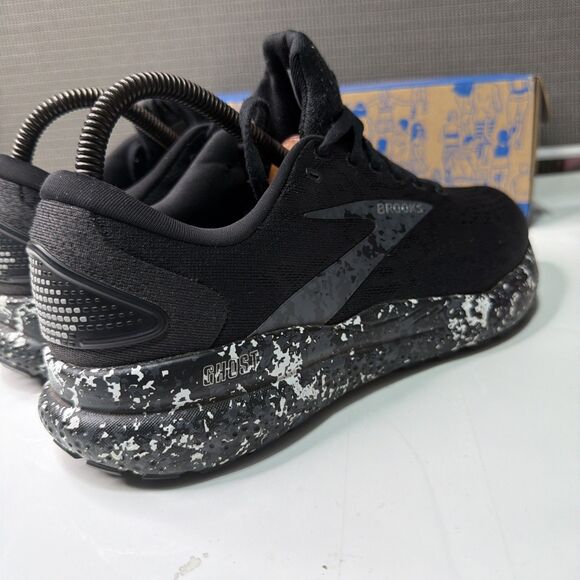 Brooks Ghost 16 Black White CAMO Size 9 110418 1D 062 Running Shoes Walking main image 4